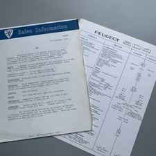 Peugeot 504 Launch Press