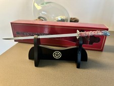 Samurai Miniature Katana Sword Letter Opener With Stand