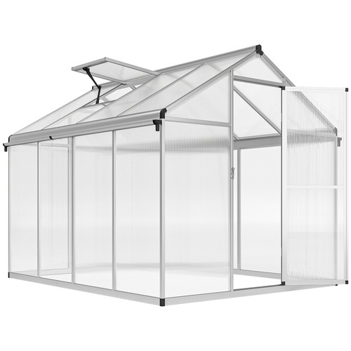 Outsunny 8x6ft aluminium - 8x6ft,