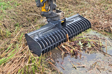 RSL Excavator Rake bucket for