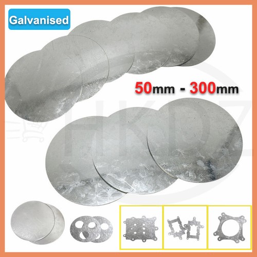 Galvanised round discs plate - galvanised,