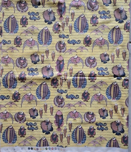 Debbie mumm fish fabric - fish, ssi