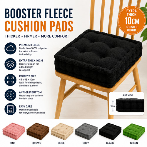 Booster fleece seat cushion - seat,