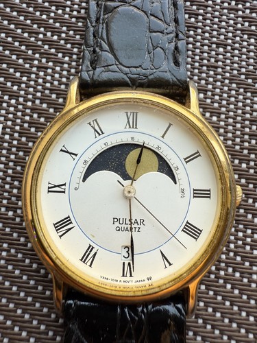 Rare vintage pulsar seiko moon - vintage,