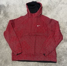 Vintage Nike Air Max Reversible Hoodie Jumper Pullover Red Size Large XL