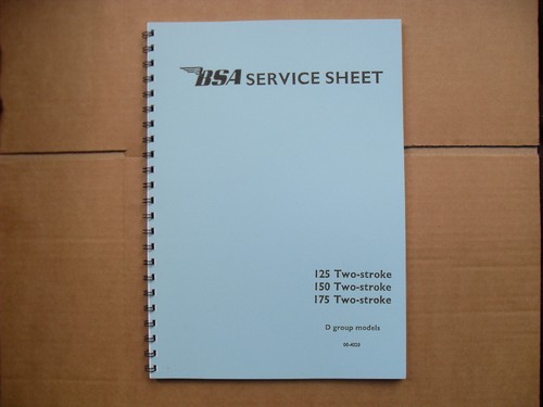 Bsa 125 150 - d1,d3,d5,d7.,