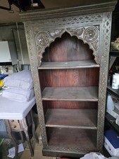 Homesense Indian-Style Carved Wooden Bookcase – Unique Piece – Immaculate!