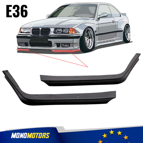 Front bumper spoiler - bumper, for