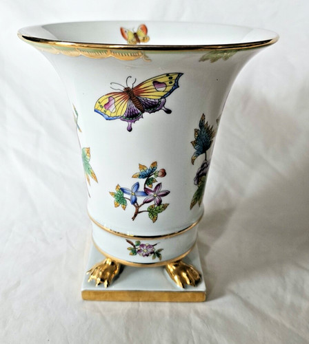 Stunning herend tall vase with - stunning,