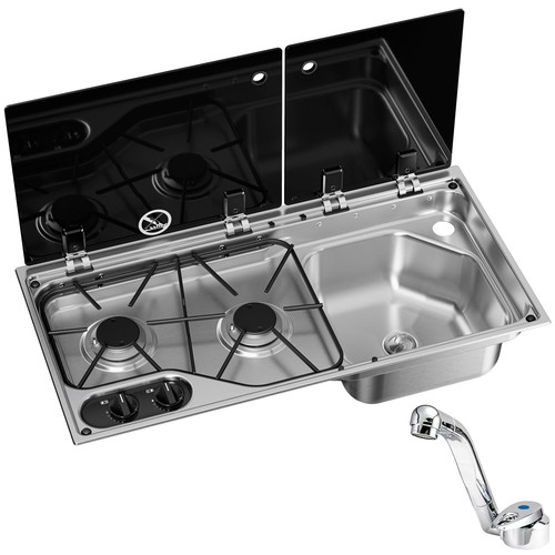 Dometic cvc1700g hob and sink - hob,