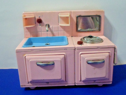 Doll kitchen furniture metal - doll,