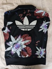Adidas Firebird Lotus Print Track Top Jacket Women's
