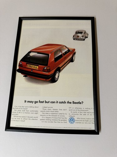 Framed print mk2 - print, gti