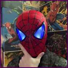 Marvel Spider-Man Cosplay Mask with Moving Eyes – 1:1 Scale Full-Headgear Helmet