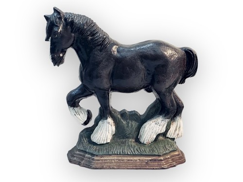 Cast iron shire horse door - iron,
