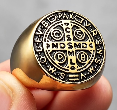 Men saint benedict medal - men's,