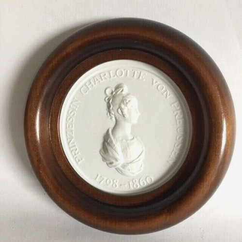 Meissen white bisque framed - meissen,