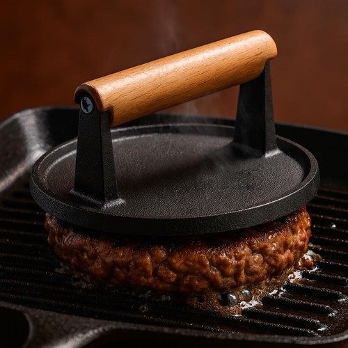 Burger press cast iron - press,,
