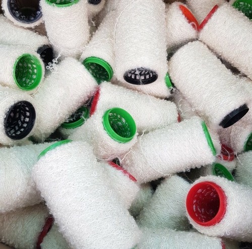 1kg ecru mohair loop - ecru, wool