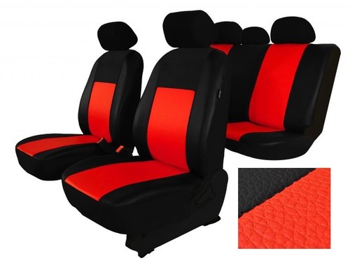 Universal red eco leather full - red,