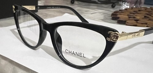 Chanel eyeglasses frame black - chanel, frame,black