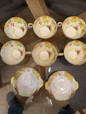 Roy Grafton China Cups Saucers