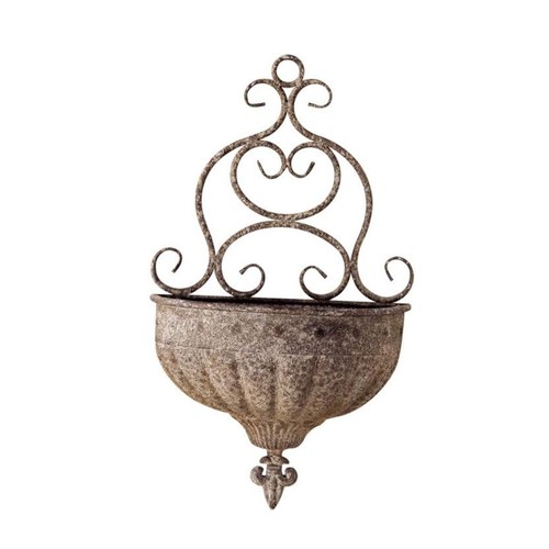 Vintage wall hanging planters - wall,