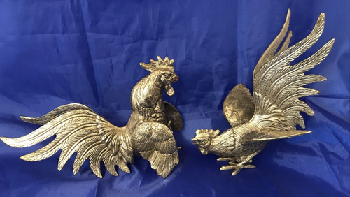 Pair vintage silver - pair, metal