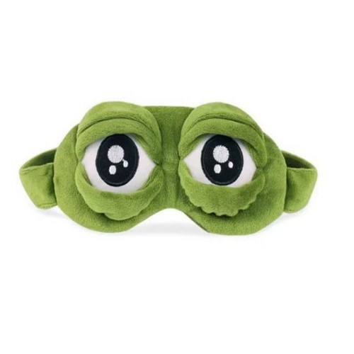 Fun frog plush sleep - fun, mask