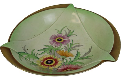 Carlton ware triangular floral - ware,