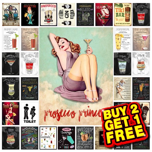 Metal tin sign plaque - tin,