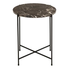 Luxury Black Marble Side Table