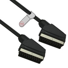 50cm Shielded SCART Cable GOLD