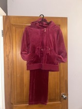 Raspberry Juicy Couture Velour