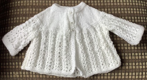 3ply baby cardigan - baby,