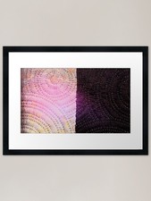 Modern Art Quilt Framed Art