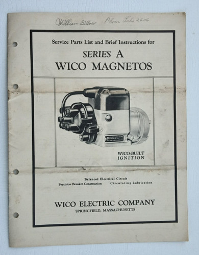 Series wico magneto parts - magneto,
