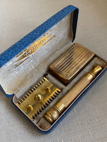 Vintage gillette gold tone - gillette,