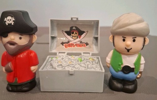 Plastic pirate figures plus - plastic,
