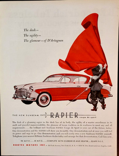 Sunbeam rapier coupe sport - coupe,