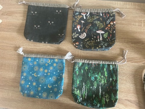 Knitting project bag destash - project,