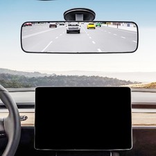 Car Rear View Mirror Adjustable Angle for Instructor Driving Windshield