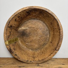 Vintage Wooden Dough Bowl -