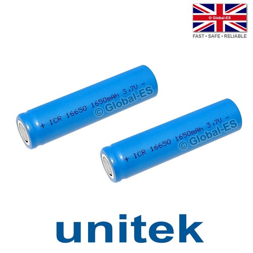 2pcs unitek 16650 protected - 2pcs,