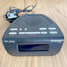 Pure Siesta Mi DAB FM Digital Clock Radio Original Power Supply Fully Tested
