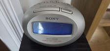 Sony Dream Machine Cube ICF-C743L 3 Band Radio Alarm Clock Fully Working