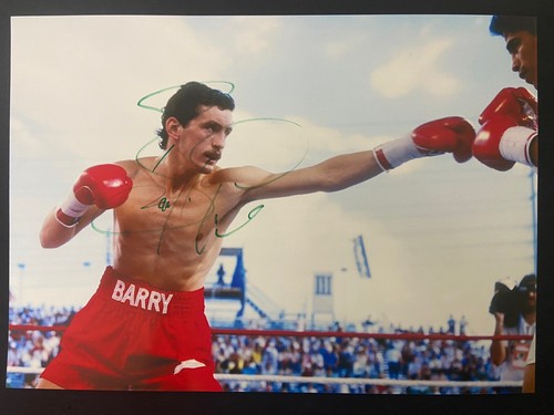 Barry mcguigan hand - mcguigan, signed