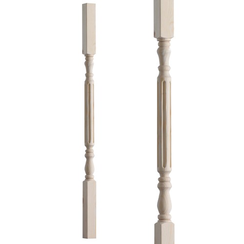 Stair spindle fluted rolling - stair,