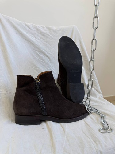 See chloe dark brown suede - dark,