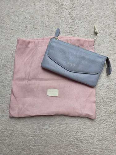 Radley grey clutch bag with - radley,